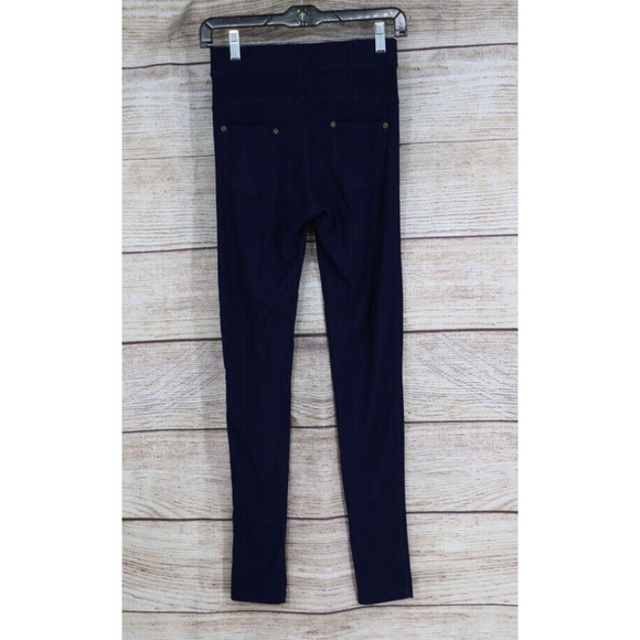 Womens One Size Pull On Leggings Set Bundle Blue Black - Picture 13 of 15